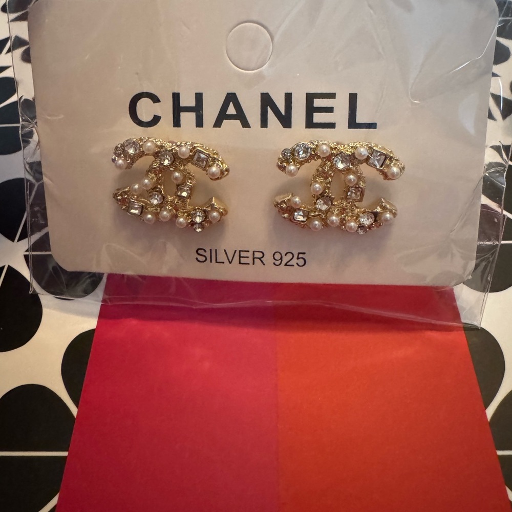 Pearls with Gold and Silver Earrings